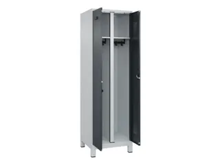 locker voor scheiding van kleding,HxBxD 1950x600x500mm,2vak - 1