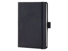 Weekagenda Conceptum A6 2027 (NL/FR/EN/DU) zwart Hardcover