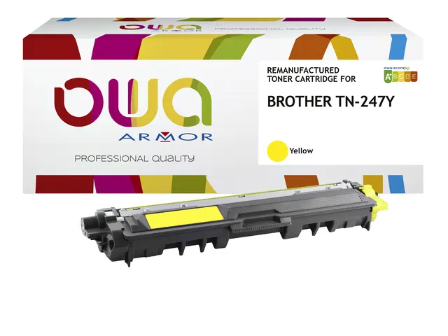 Toner OWA alternatief tbv Brother TN-247Y geel