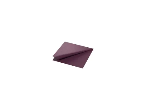 Servet 33x33cm 1/4 vouw 3-laags Plum 8x125 stuks