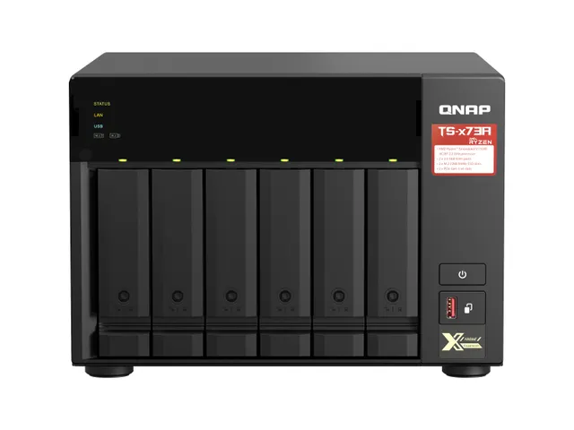 QNAP TS-673A 8GB RAM NAS 6 Bay 2.2GHZ 4C/8T 8GB DDR4 2