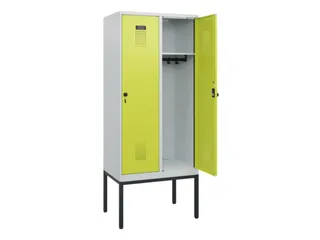 schoollocker,HxBxD 1950x800x500mm,2vak,vak B 400mm,draaigrendel - 1