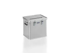 stembus,HxLxB 398x457x370mm,50l,wand aluminium aluminium-zilver