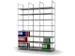 rayonnage pour classeurs,rayonnage départ,HxlxP 2900x750x600mm