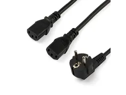 Computer Splitter Stroomkabel 2 Meter