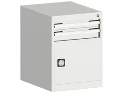 ladekast HxBxD 700x525x525mm 2laden RAL7035