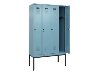 locker,HxBxD 2120x1200x500mm,4vak,vak B 300mm,draaigrendel - 1