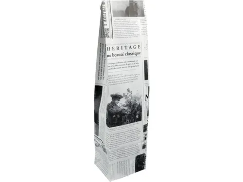 Verpakkingszak IEZZY (wijn)flessen 10x8x41cm papier Le Journal 50st
