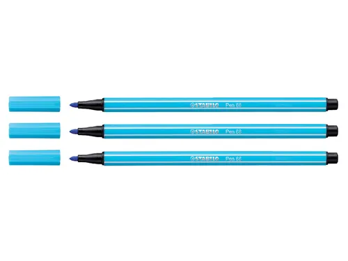 Viltstift STABILO Pen 68/57 medium azuurblauw