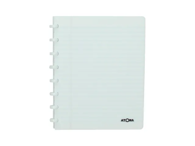 Adresboek Atoma A5 lijn 54vel 90gr PP assorti