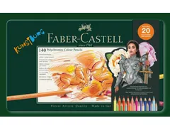 Kleurpotlood Faber-Castell Polychromos 3,8mm kerndikte blik à 140 stu