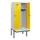 locker met bank,HxBxD 1950x800x815mm,2vak,vak B 400mm,draaigrendel