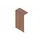 Kantoorkast,3Xhouten Vloer,4Ordnerhoogte,Romp Wit,Front Canaletto-Hout