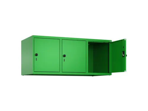 opzetkast,v. locker,3vak.,vak B 400mm,HxBxD 500x1200x500mm