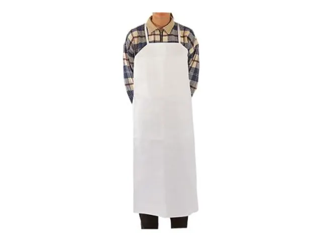 Kookschort/ kokssloof met bovenstuk en 1 zak wit 110x85cm