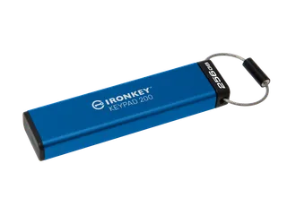 256GB IronKey Keypad 200, FIPS 140-3 Lvl 3 AES-256 versleuteld - 2