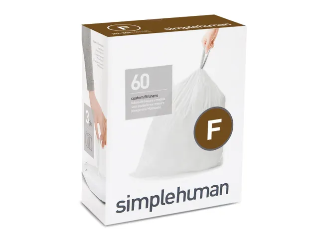 Simplehuman Afvalzak code F 25-30 liter 60 stuks