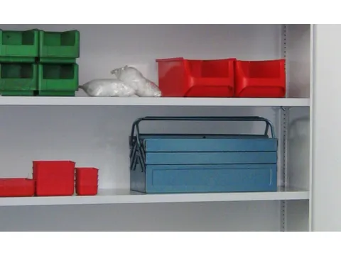 tablette en acier p. armoire à portes battantes large RAL5012