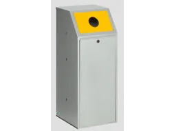 Afvalverzamelaar recyclebaar afval 70 liter 1000x400x400mm geel
