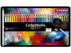 Kleurpotloden STABILO CarbOthello kalkpastel assorti blik à 60 stuks