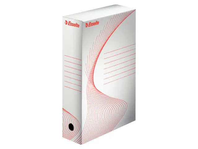 Archiefdoos Esselte Boxycolor 80mm 352x250mm wit