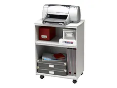 transportwagen,HxBxD 699x545x335mm,2vakken,romp grijs,front grijs