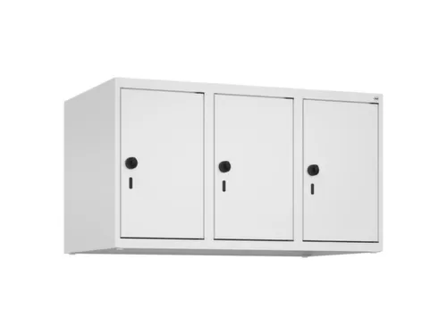 opzetkast,v. locker,3vak.,vak B 300mm,HxBxD 500x900x500mm,vleugeldeur