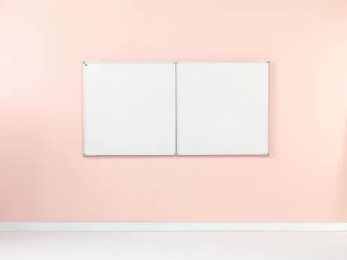 Smit Visual Vijfvlaksbord 60x180cm Emaille Wit RC-10