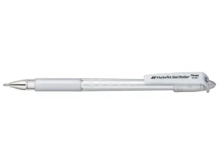 Gelschrijver Pentel K118 wit 0.4mm - 3