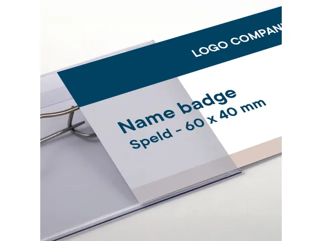 Europel Badge Speld 60 x 40 mm/24 stuks