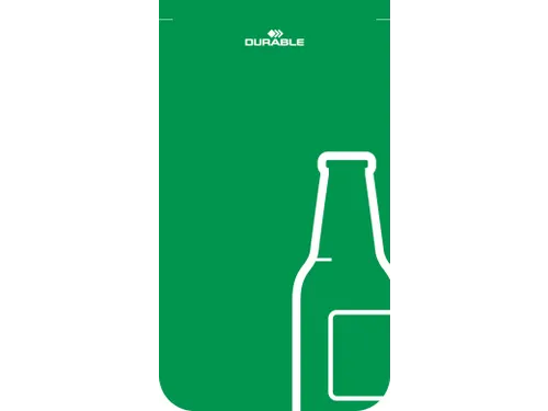 DURASORT Afvalbak sorteerunit 55L voor Glas Grijs Groen