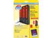 Rugetiket Avery breed 61x192mm zelfklevend rood L4766-20 - 2