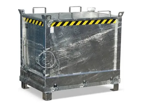 klapbodemcontainer,HxLxB 1160x800x1200mm,0,75m³,hijsogen,vorksloffen