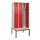 locker met bank,voor scheiding van kleding,HxBxD 2120x900x815mm,3vak