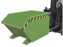Kiepbak voor spaanders,HxLxB 680x1440x780mm,0,5m³,draagverm. 1000kg