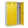 locker voor scheiding van kleding,HxBxD 1850x1200x500mm,3vak