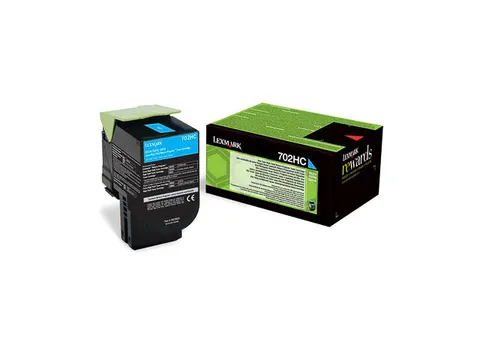70C2HC0 LEXMARK 702HC CS toner cyan HC