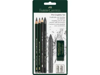 Potloodset Faber-Castell Pitt Graphite 7-delig op blister - 1