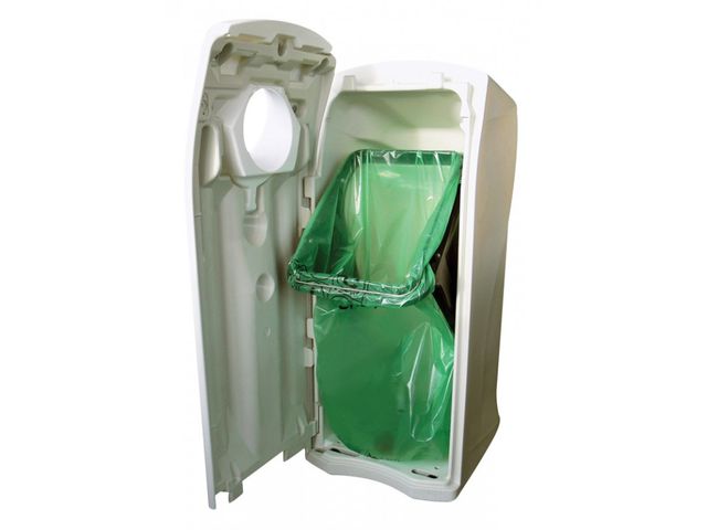 Recyclingcontainer Maxi Envirobin met papieropening 140 liter Blauw | AfvalbakkenOnline.be