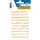 Etiket Herma 4152 8mm Letters A-Z Goud op Transparant 238 stuks