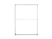 FlexFrame Modulair systeem beurswand 150x200cm Zilver frame