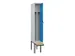 locker met bank,voor scheiding van kleding,HxBxD 2120x300x815mm,1vak