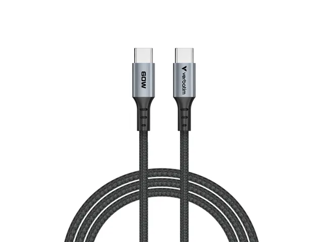 S+C Usb-C/Usb-C Kabel zwart 60W 31845 480Mbps 1.20m
