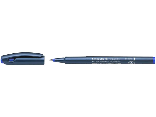 rollerball Schneider Topball 857 0.6mm blauw