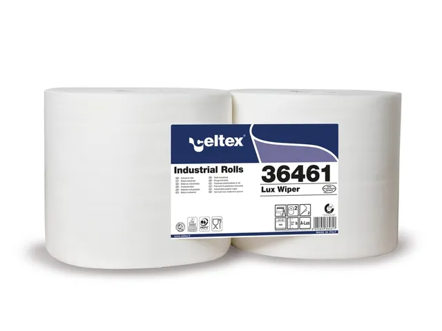 Industriepapier Celtex 2-laags wit 270 meter krimp a 2 rol