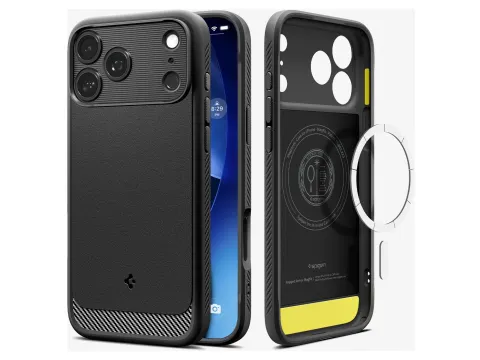 Rugged Armor MagFit Apple iPhone 17 Pro Hoesje MagSafe Matte Zwart