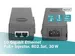 10 Gigabit Ethernet PoE+-injector, 802.3at 30W