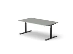 Elektrisch ihv bureau HxBxD 640-1300x1800x1000mm blad grijs
