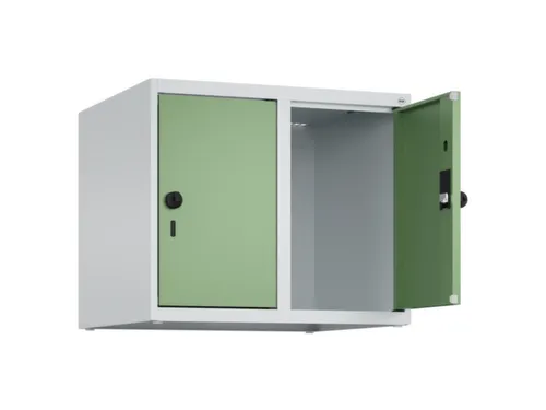 opzetkast,v. locker,2vak.,vak B 300mm,HxBxD 500x600x500mm,vleugeldeur