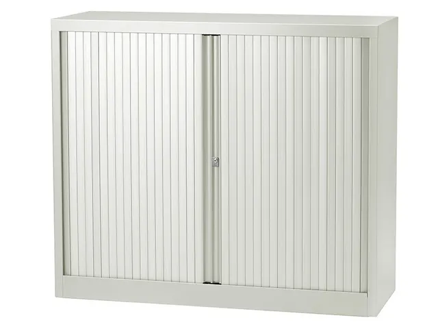 Roldeurkast Incl. 2 Legborden Lichtgrijs 103x100x43